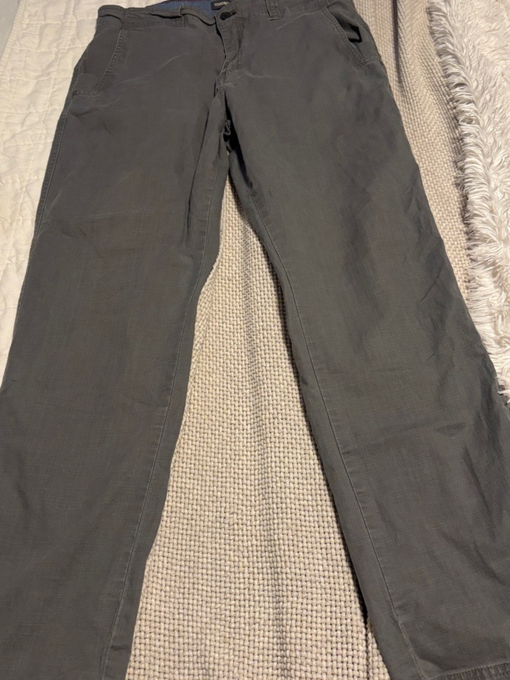 Toad&Co Men's  Gray Chinos